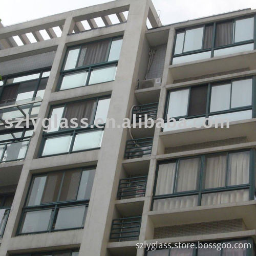 3mm-24mm safety laminated tempered glass for window or door with polish edge pass ISO&3C factory in shenzhen China